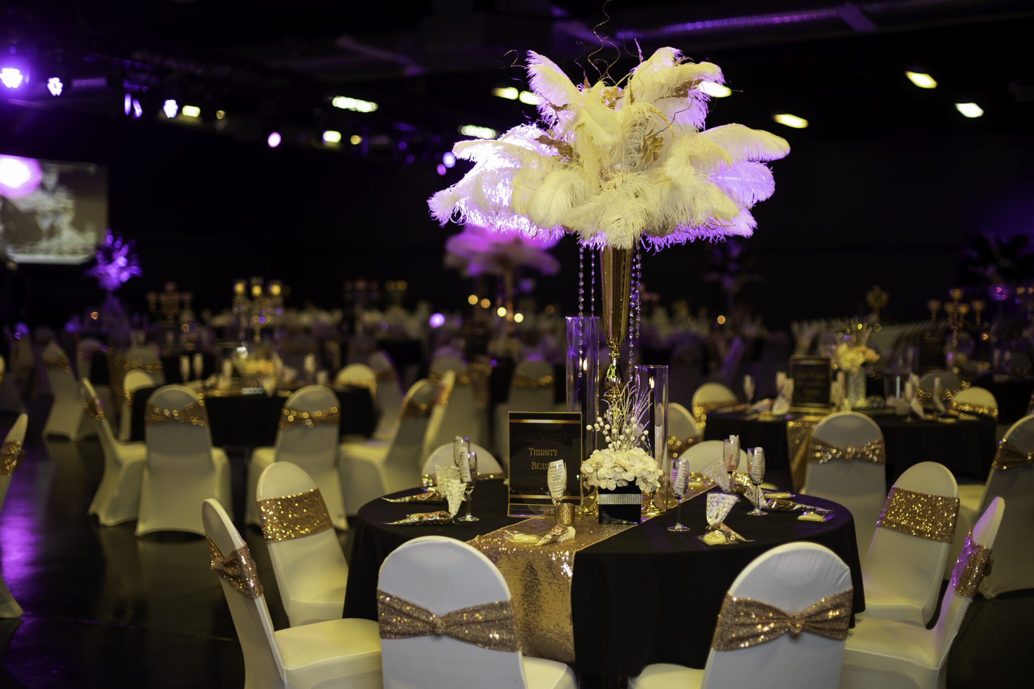 Table 3 Christal Halseth Table centerpiece for the gala.